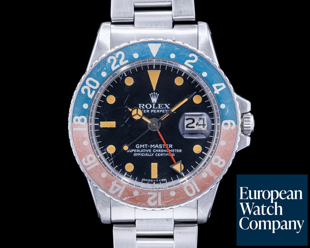 Image of Rolex Vintage GMT Master "Pepsi Bezel" SS Circa 1973