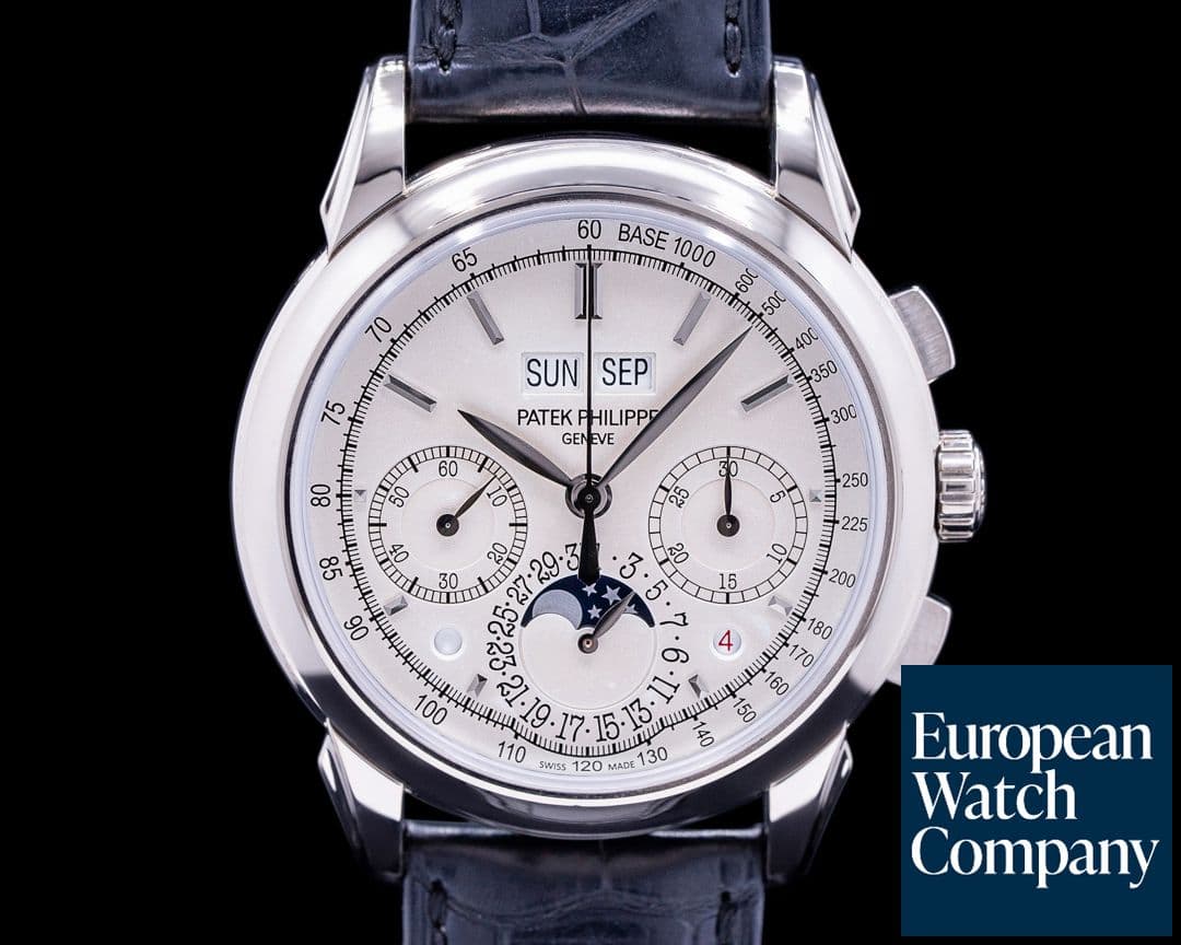 Image of Patek Philippe Perpetual Calendar 5270G-013 Chronograph 18K White Gold "CHIN" FULL SET