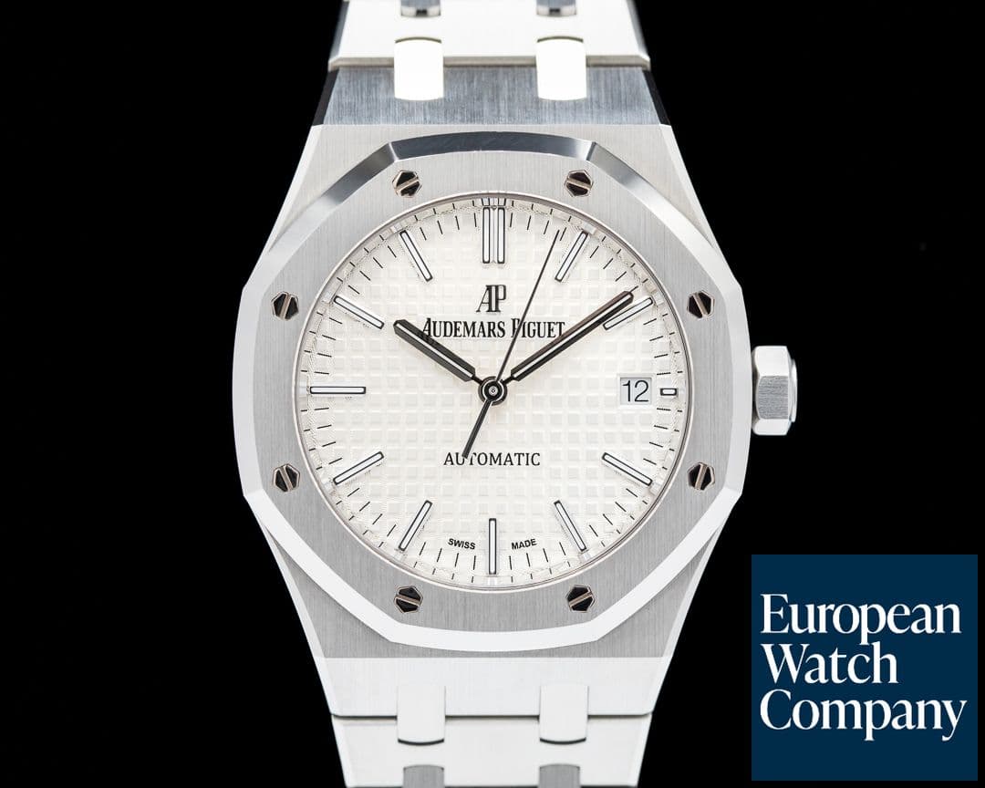 Image of Audemars Piguet Royal Oak 15450ST White Dial SS 37MM 