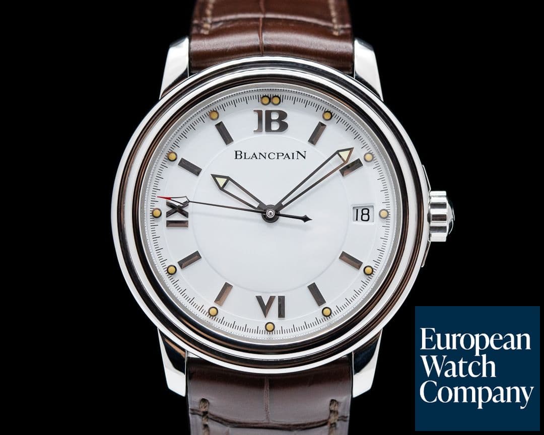 Image of Blancpain Leman SS White Dial