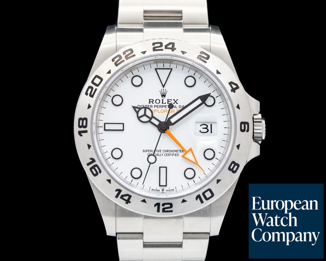 Image of Rolex Explorer II 226570 White Dial SS 2022 