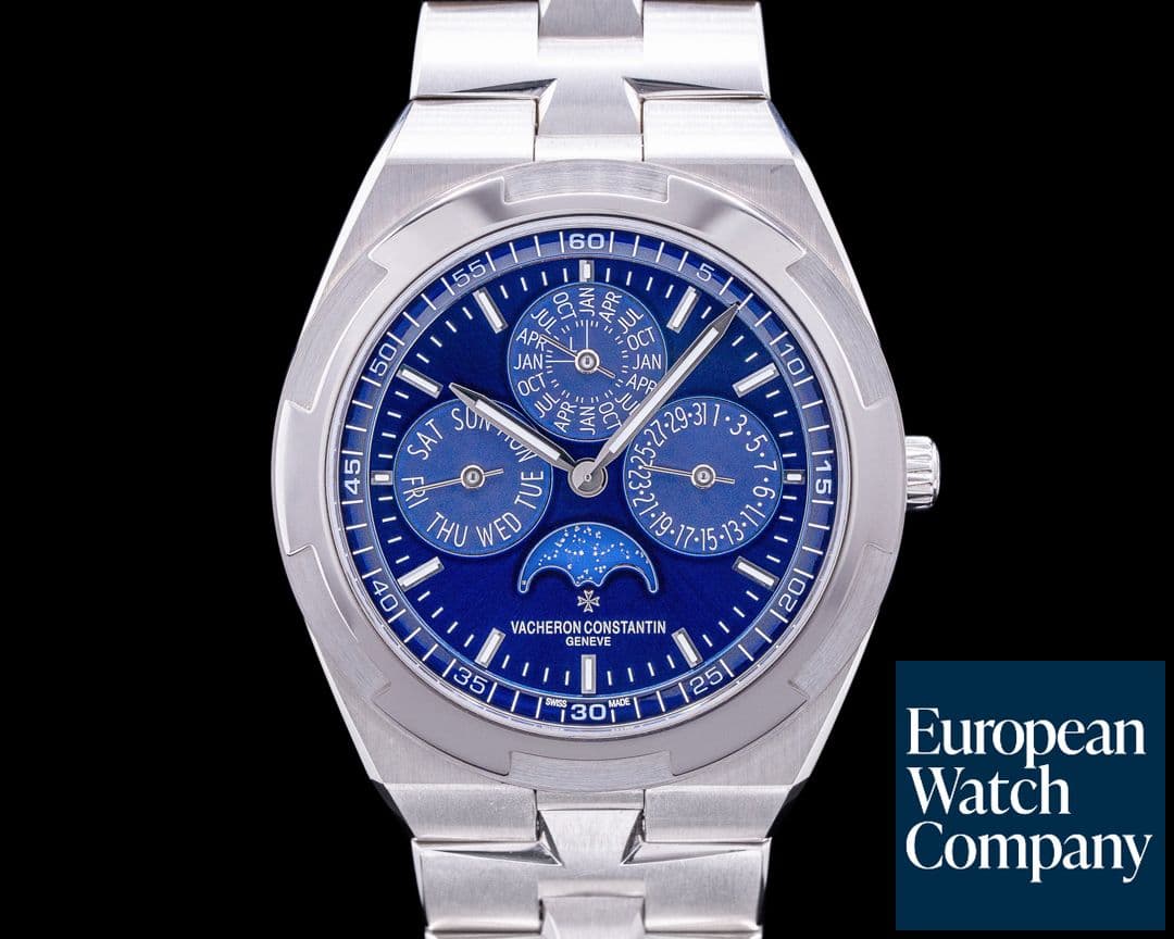 Image of Vacheron Constantin Overseas 4300v Perpetual Calendar Ultra-Thin Blue Dial 18k 