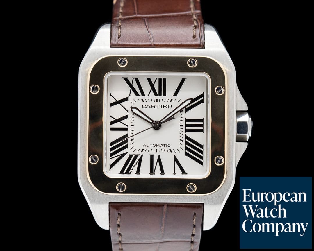 Image of Cartier Santos 100 SS / 18K Yellow Gold 2021
