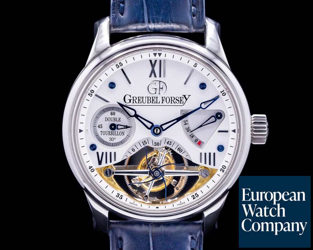 Image of Greubel Forsey Double Tourbillon 30° Vision GF02 18k White Gold RARE