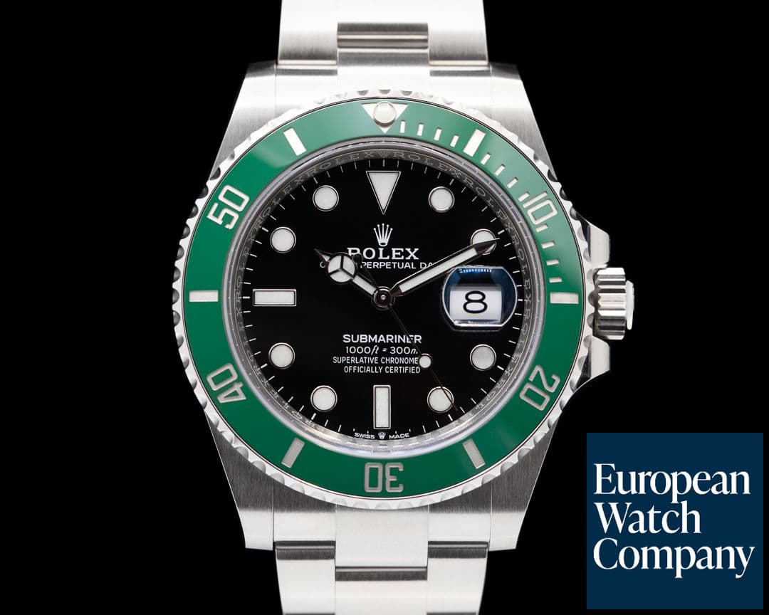 Image of Rolex Submariner Date 126610LV Kermit GREEN Ceramic Bezel 41MM 