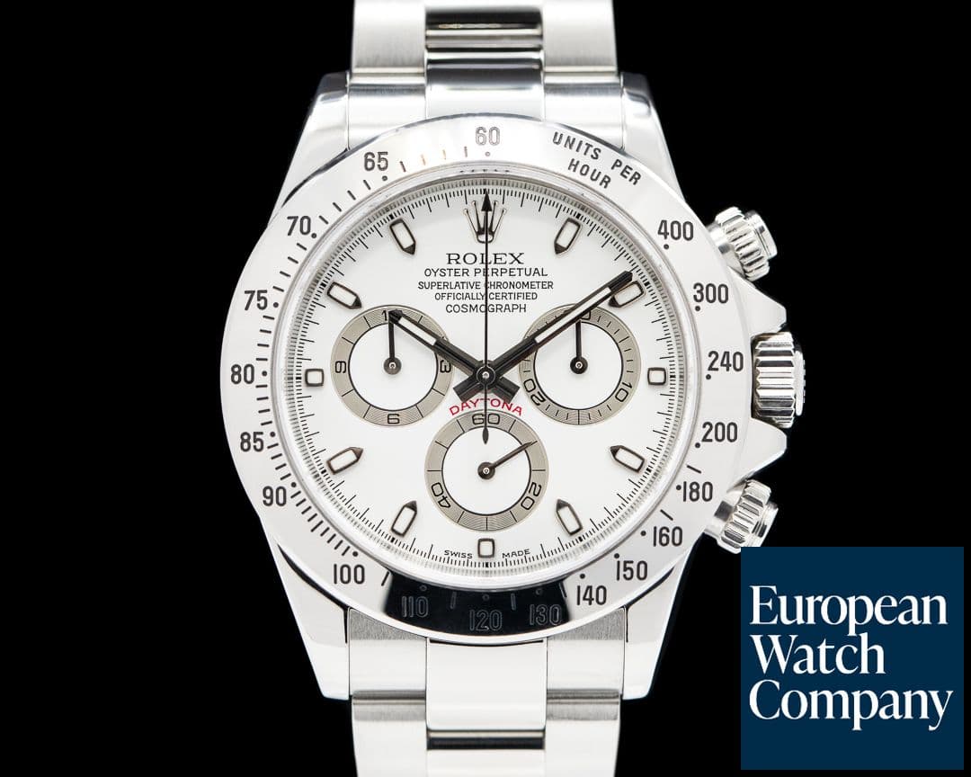 Image of Rolex Daytona 116520 White Dial SS
