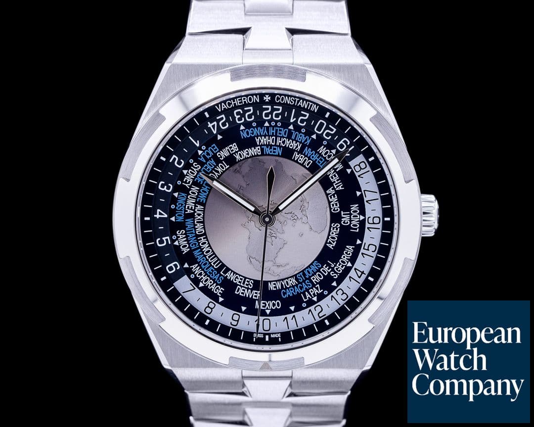 Image of Vacheron Constantin Overseas 7700V World Time Blue Dial SS 2020