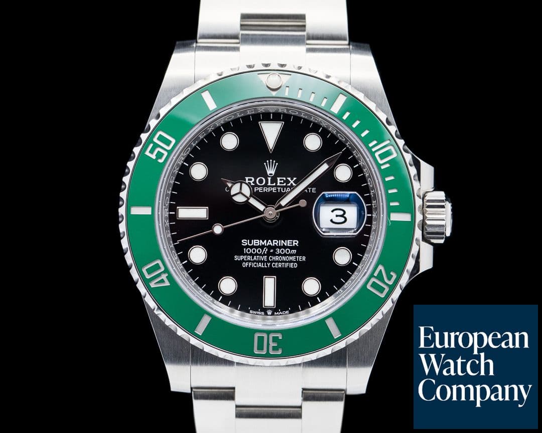 Image of Rolex Submariner Date 126610LV Kermit GREEN Ceramic Bezel 41MM 