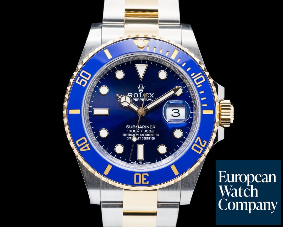 Image of Rolex Submariner 41MM 126613LB Ceramic Blue Dial 18K / SS Like New 2022