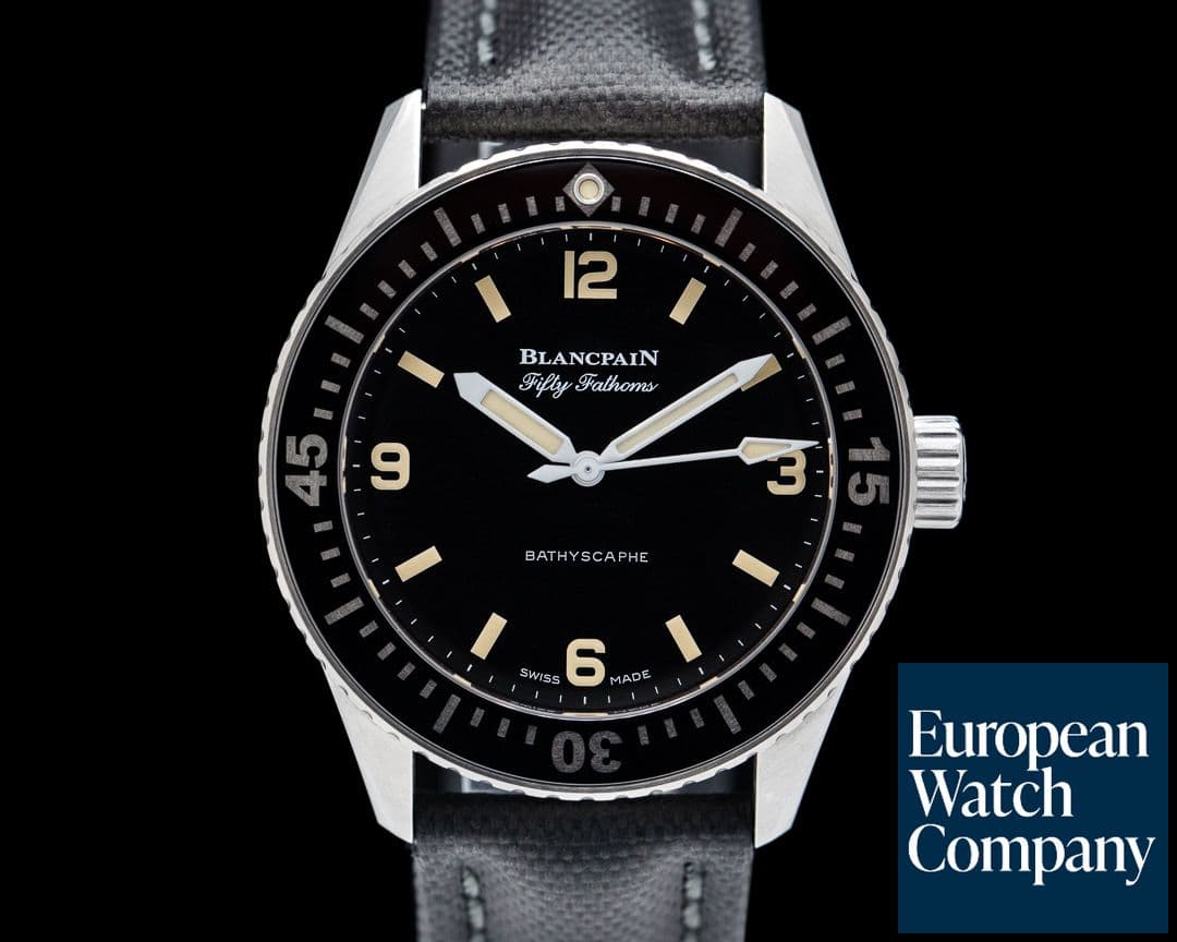 Image of Blancpain Fifty Fathoms 38mm Bathyscaphe for HODINKEE