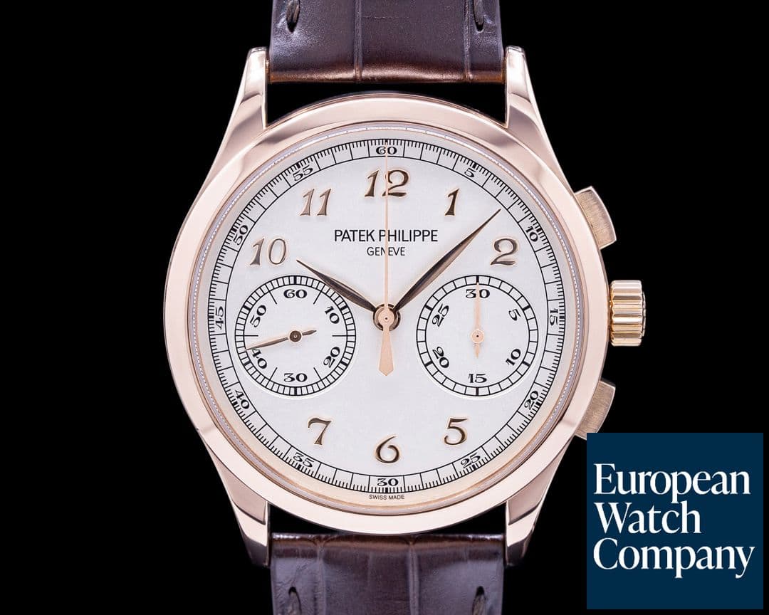 Image of Patek Philippe Chronograph 5170 18K Rose Gold Silver Dial 
