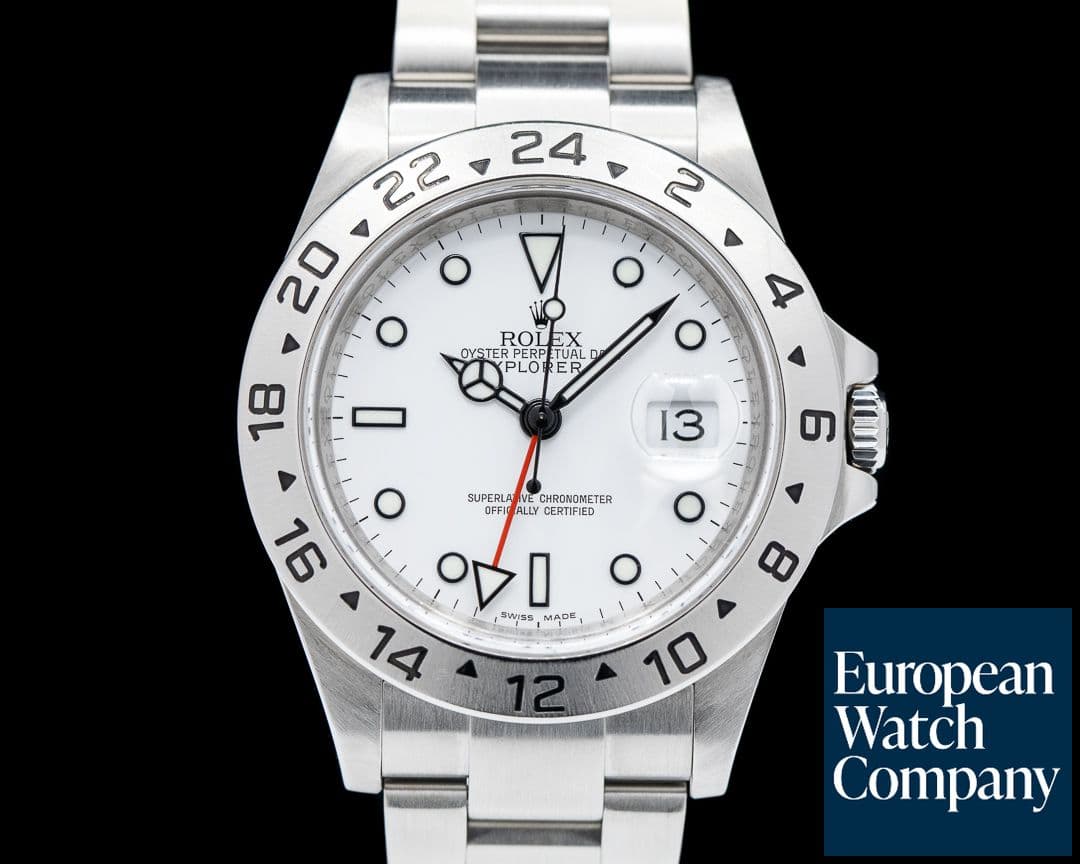 Image of Rolex Explorer II SS White Dial 16570