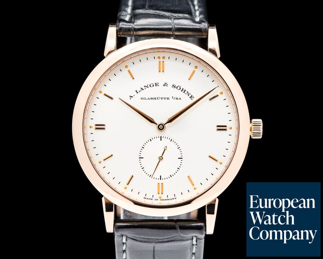 Image of A. Lange and Sohne Saxonia Rose Gold Manual Wind 37MM