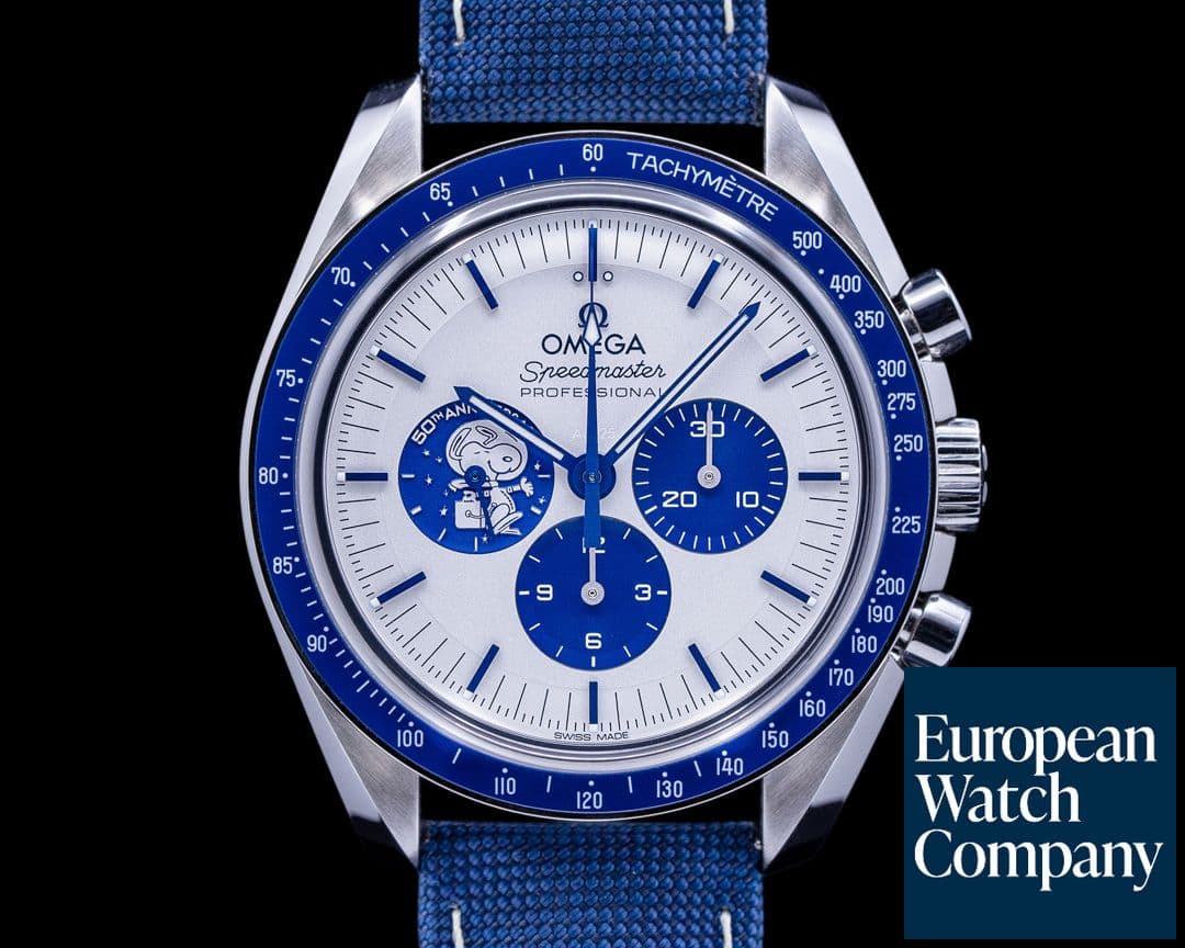 Image of Omega Speedmaster Silver Snoopy Award 50th Anniversary UNWORN