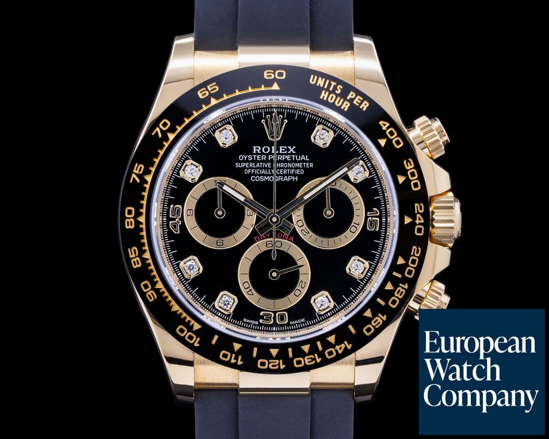 Image of Rolex Daytona 116518 18K Ceramic Black Diamond Dial 2021