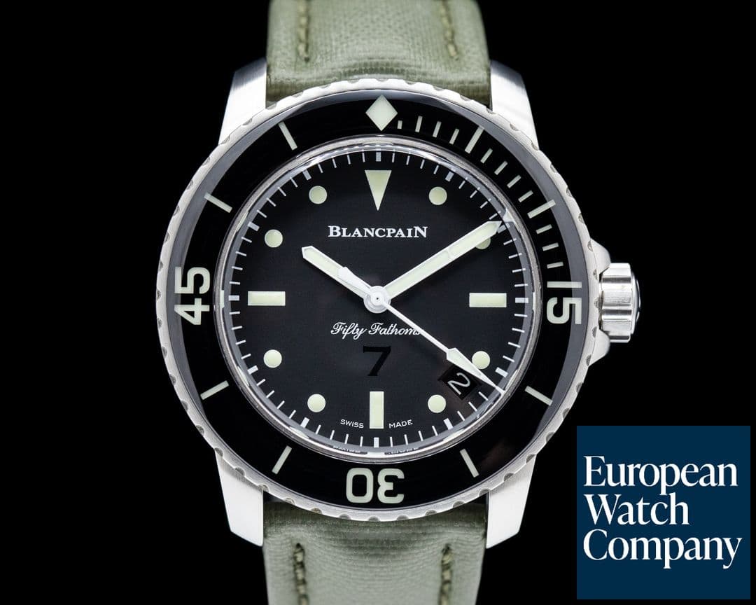 Image of Blancpain Fifty Fathoms Nageurs de Combat Automatique SS Limited RARE