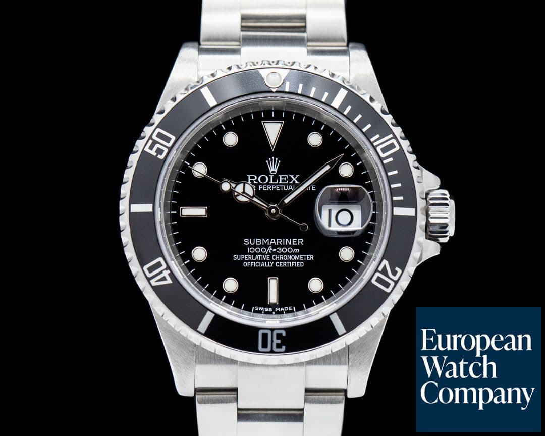 Image of Rolex Submariner 16610 Date SS 