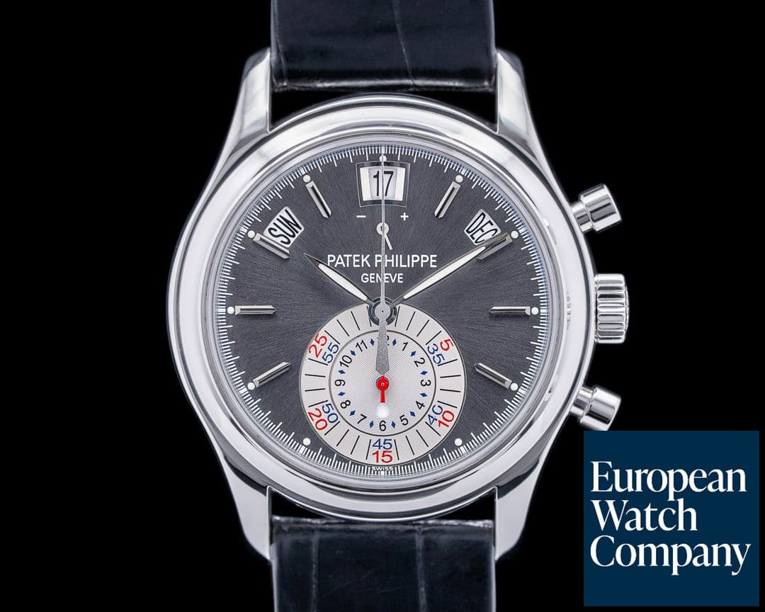 Image of Patek Philippe Annual Calendar 5960P Chronograph Platinum Grey Dial