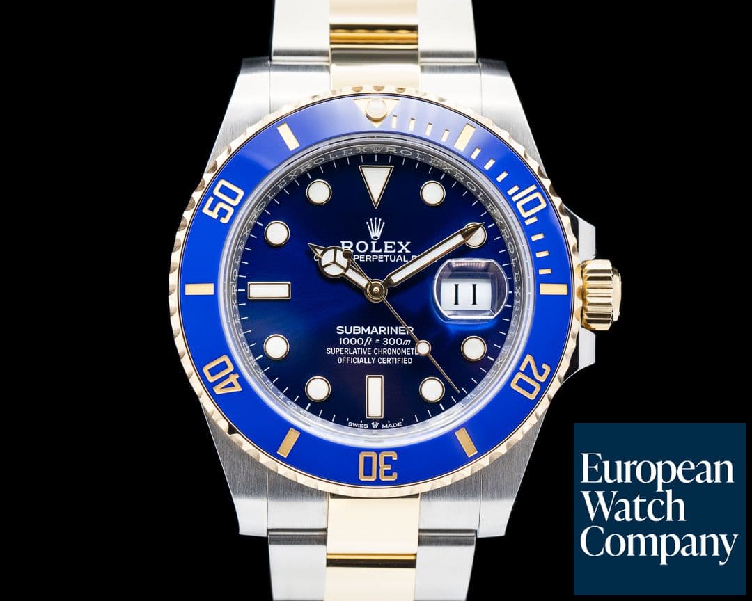 Image of Rolex Submariner 41MM 126613LB Ceramic Blue Dial 18K / SS Like New 2023