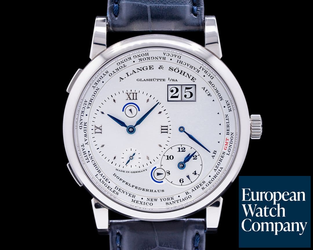 Image of A. Lange and Sohne Lange 1 116.026 Time Zone 18K White Gold Buenos Aires Limited Edition
