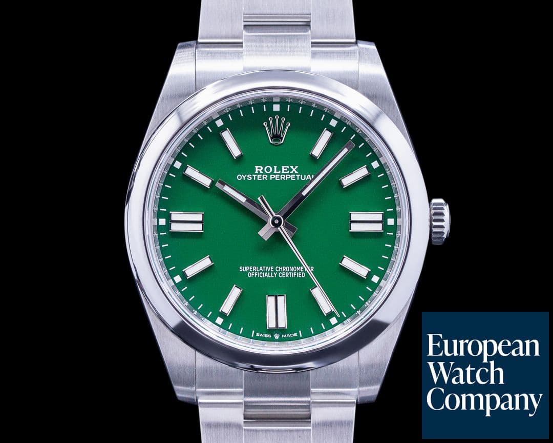 Image of Rolex Oyster Perpetual 124300 41mm SS / Green Dial 