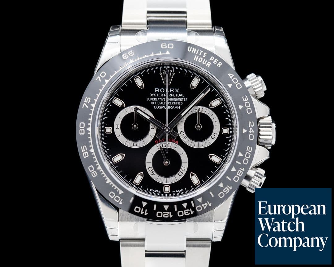 Image of Rolex Daytona 116500 Ceramic Bezel SS / Black Dial UNWORN STICKERED