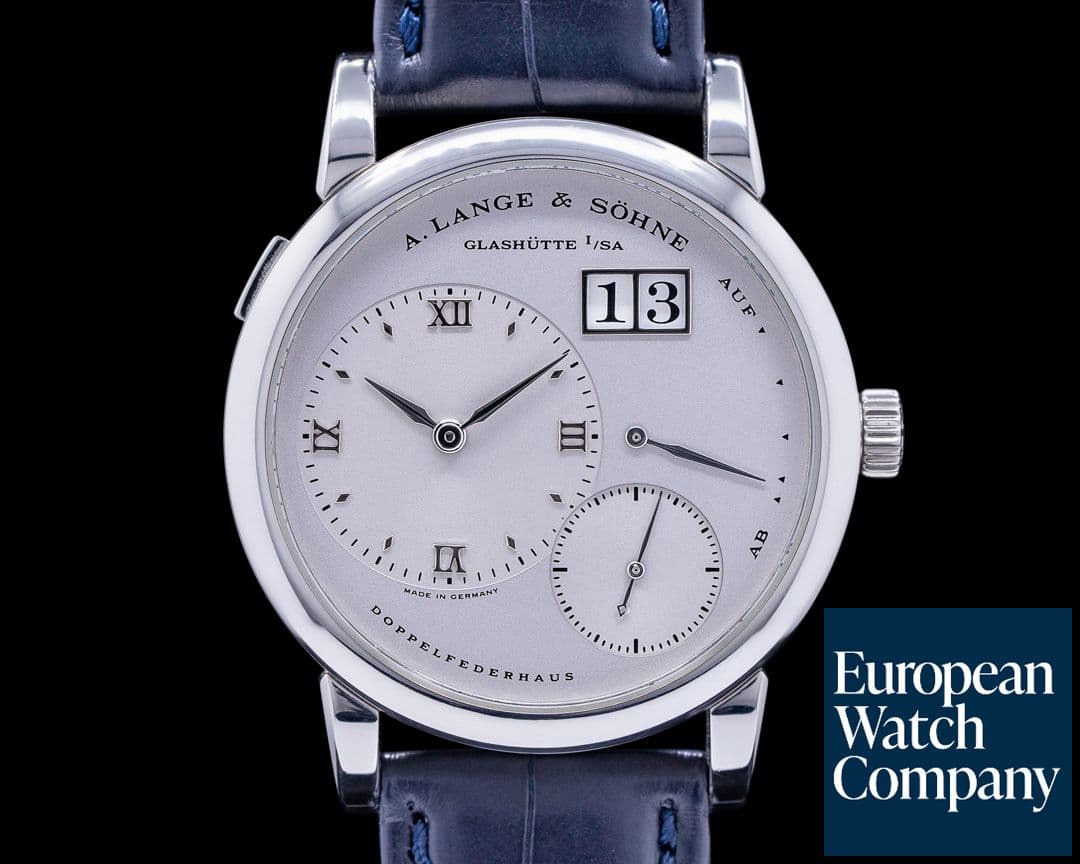 Image of A. Lange and Sohne Lange 1 Platinum "Stealth" 101.005 CLOSED CASEBACK RARE 