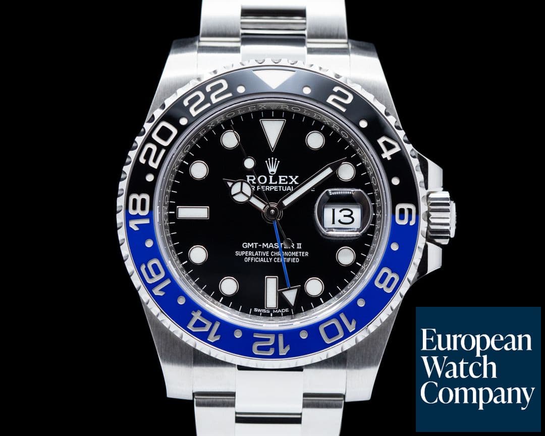 Image of Rolex GMT Master II 116710 Ceramic "Batman" SS
