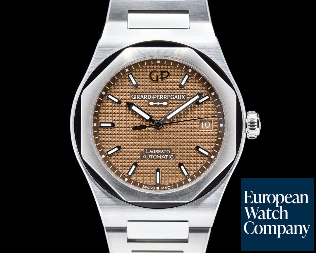 Image of Girard Perregaux Laureato SS / SS 38mm Copper Dial 2023