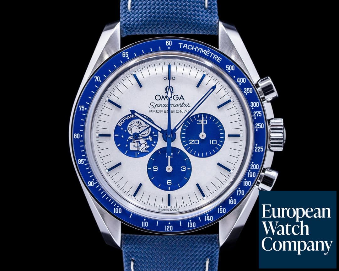 Image of Omega Speedmaster Silver Snoopy Award 50th Anniversary UNWORN