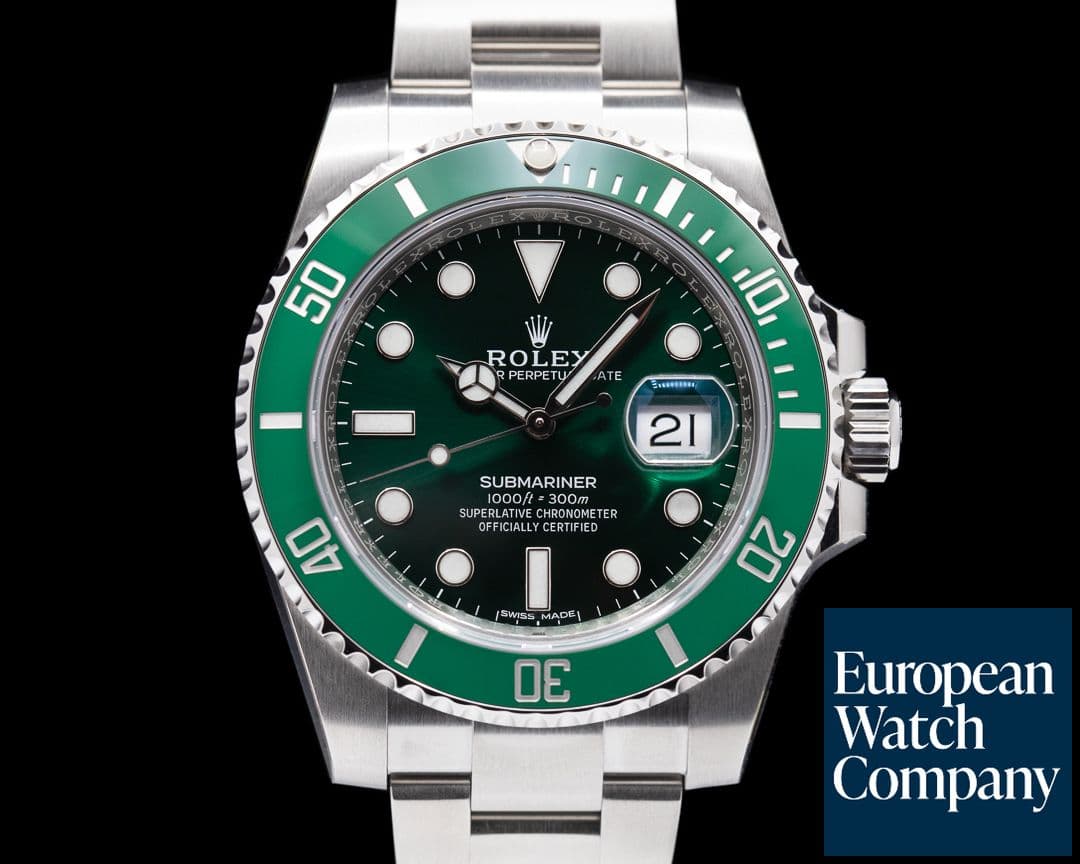 Image of Rolex Submariner "Hulk" Green Ceramic Bezel Green Dial SS 2019