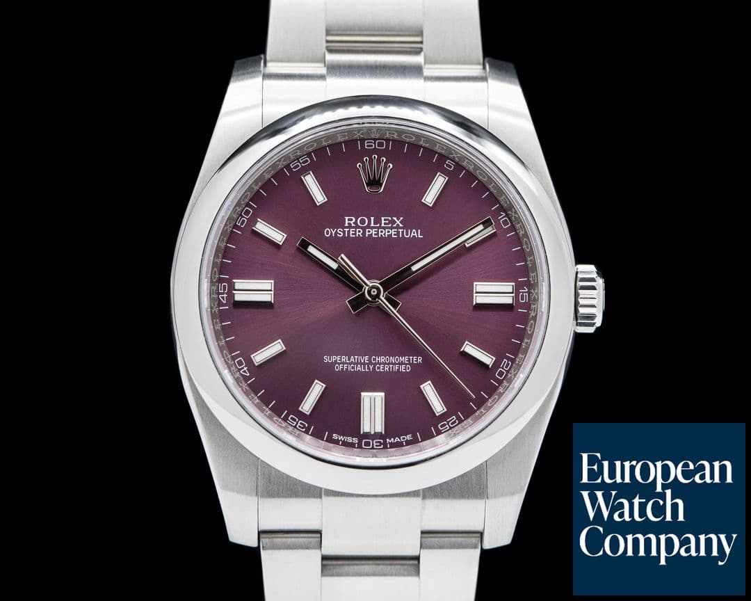Image of Rolex Oyster Perpetual 116000 SS Grape Dial 36mm