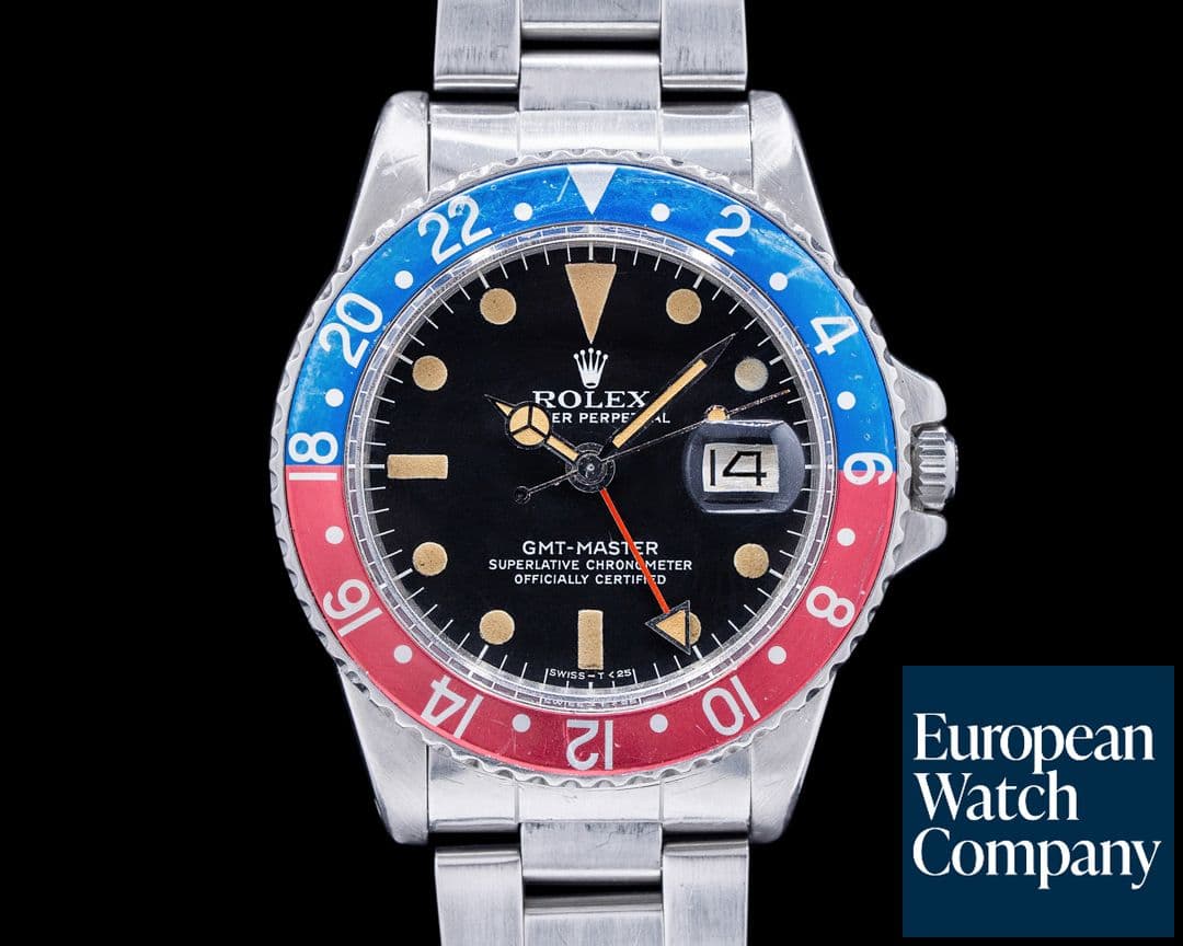 Image of Rolex Vintage GMT Master "Pepsi Bezel" SS Circa 1978