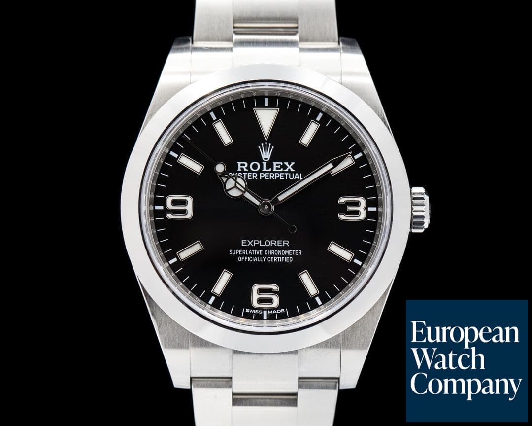 Image of Rolex Explorer I 39MM Mark 2 dial