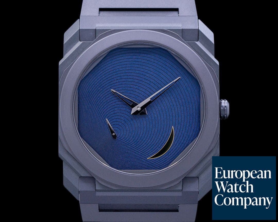 Image of Bulgari Octo Finissimo Tadao Ando Sandblasted Ceramic Limited Edition 