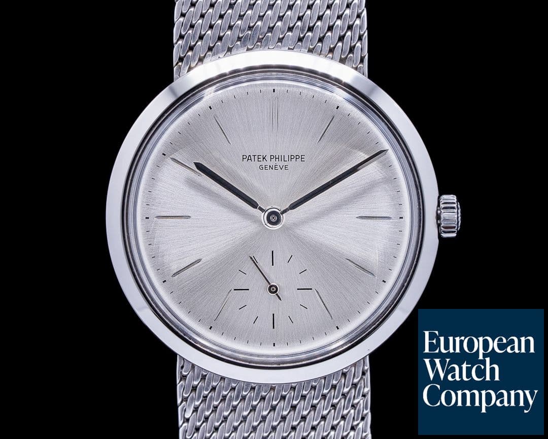 Image of Patek Philippe 3418 Steel Calatrava "Convertible" ORIGINAL CERT 