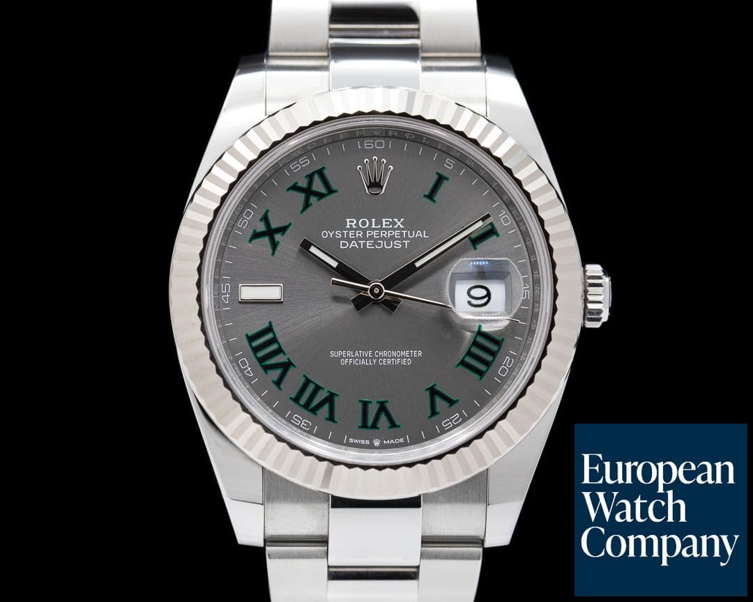 Image of Rolex Datejust 41 126334 Wimbledon Dial Oyster Bracelet