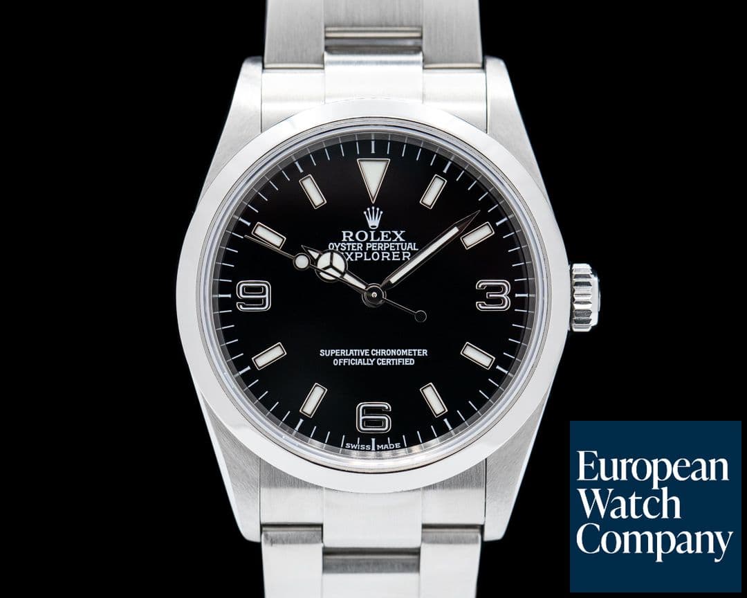 Image of Rolex Explorer I 114270 36mm Box and Papers + Service papers