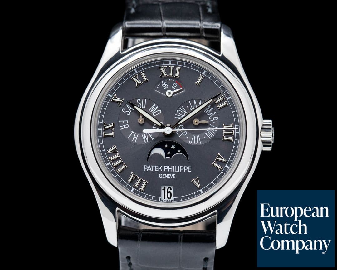 Image of Patek Philippe Annual Calendar Power Reserve Grey Dial Platinum