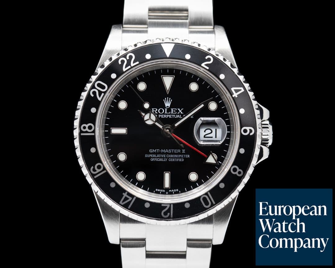 Image of Rolex GMT Master II SS Black Bezel
