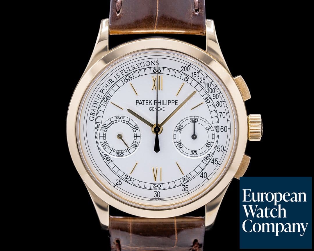 Image of Patek Philippe Chronograph 5170J 18K Yellow Gold Pulsation Dial 