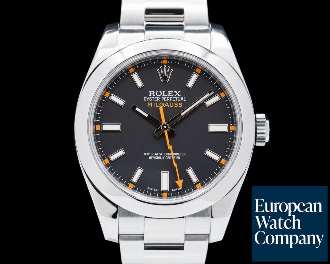 Image of Rolex Milgauss SS Black Dial
