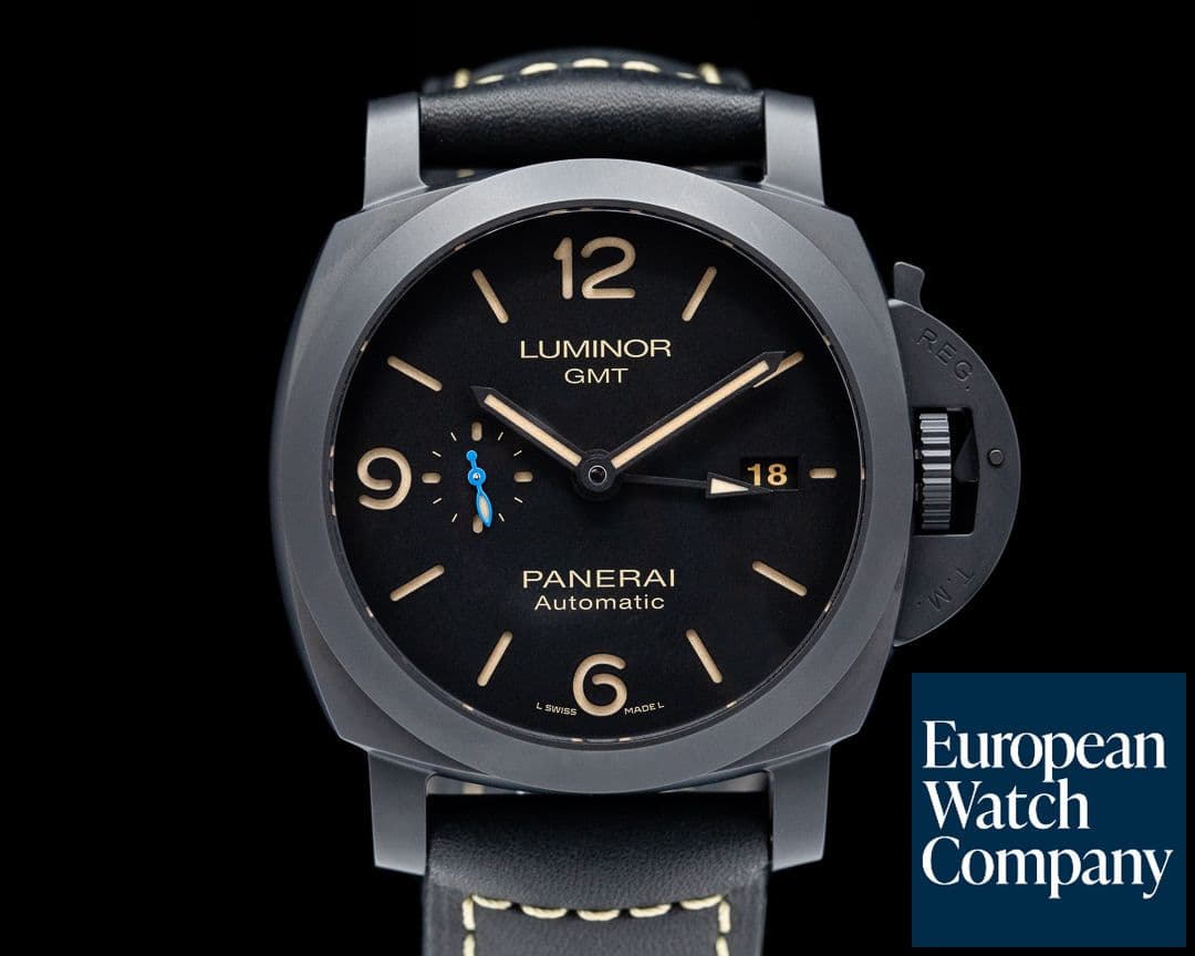 Image of Panerai Luminor 1950 3 Day GMT Ceramic 