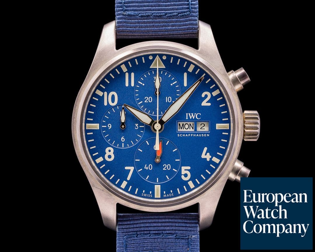 Image of IWC Pilots Watch Chronograph 41mm Bronze Blue Dial 2023
