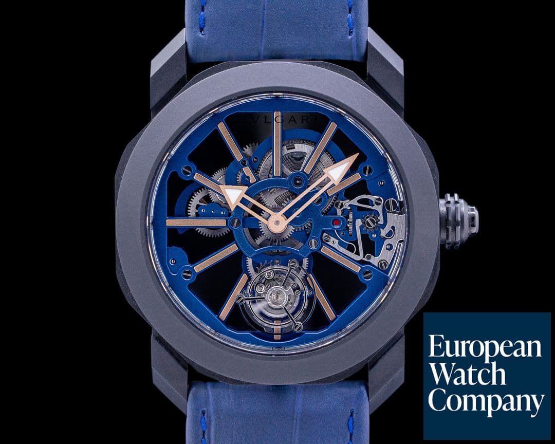 Image of Bulgari Octo Roma Tourbillion Sapphire Limited to 50 Pieces 