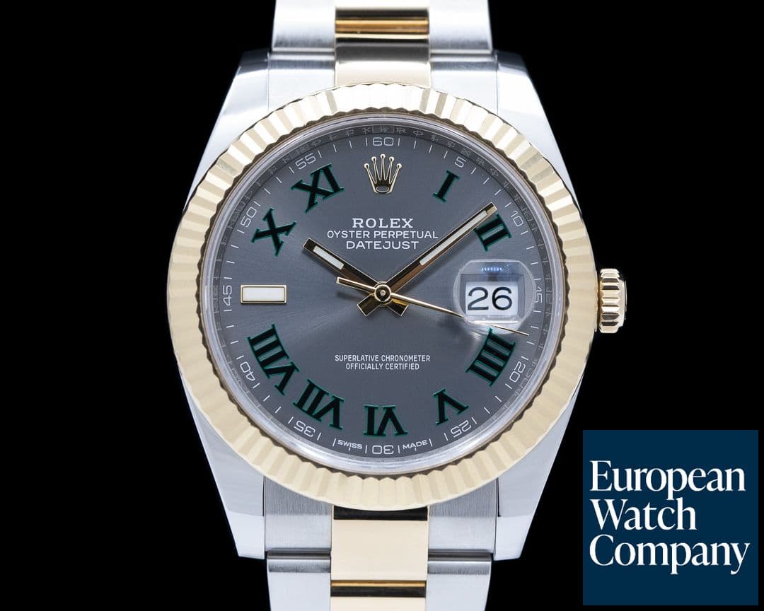 Image of Rolex Datejust II 126333 "Wimbledon" Dial 18K / SS 41MM 2020