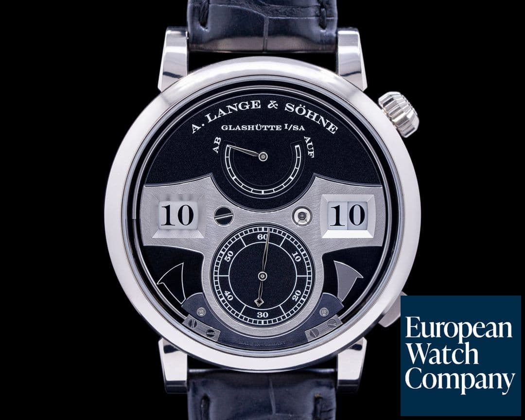 Image of A. Lange and Sohne Zeitwerk Striking Time 145.029 18K White Gold FULL SET