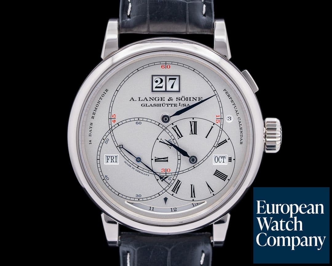 Image of A. Lange and Sohne Richard Lange Perpetual Calendar "TERRALUNA" 18K White Gold