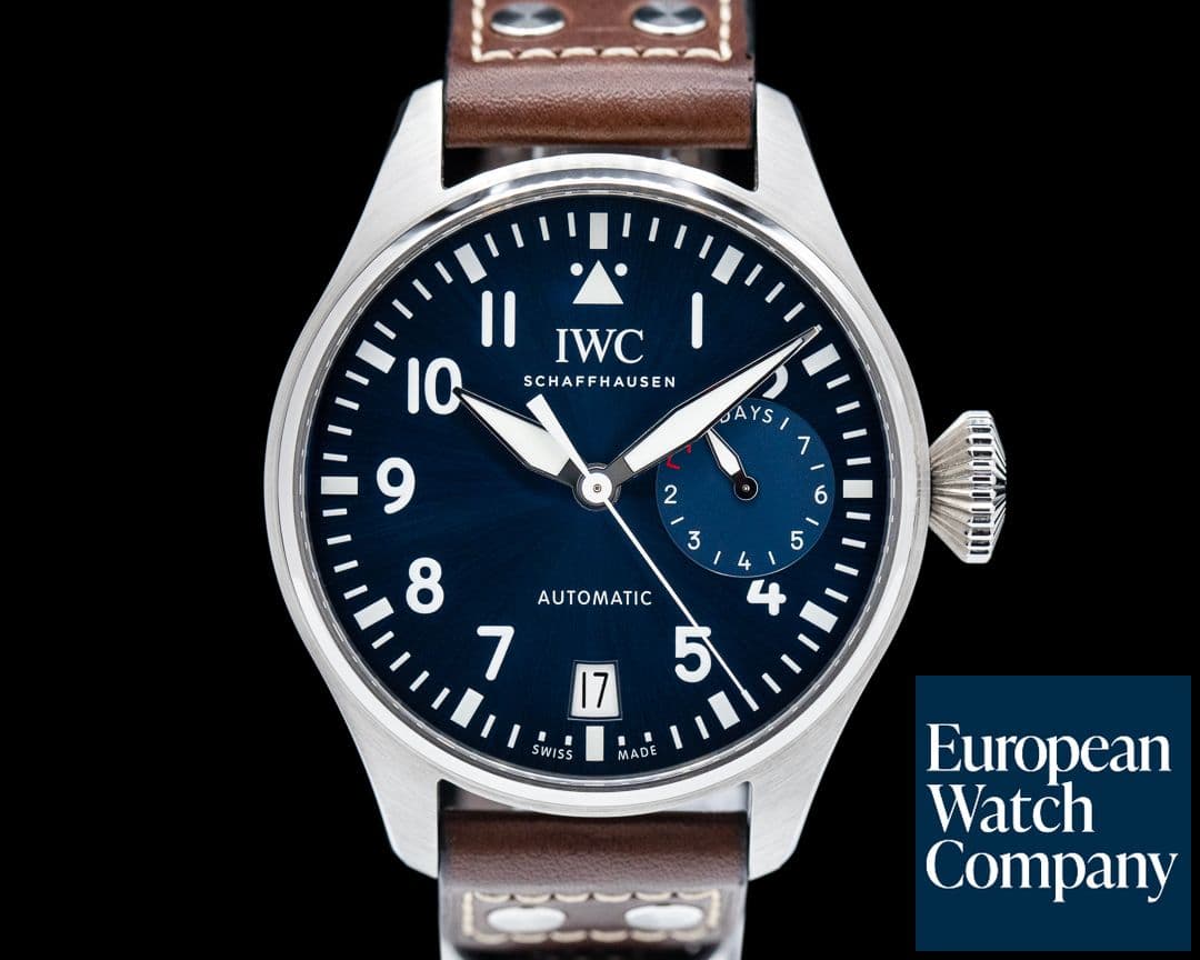Image of IWC Big Pilot "LE PETIT PRINCE" Blue Dial 2022