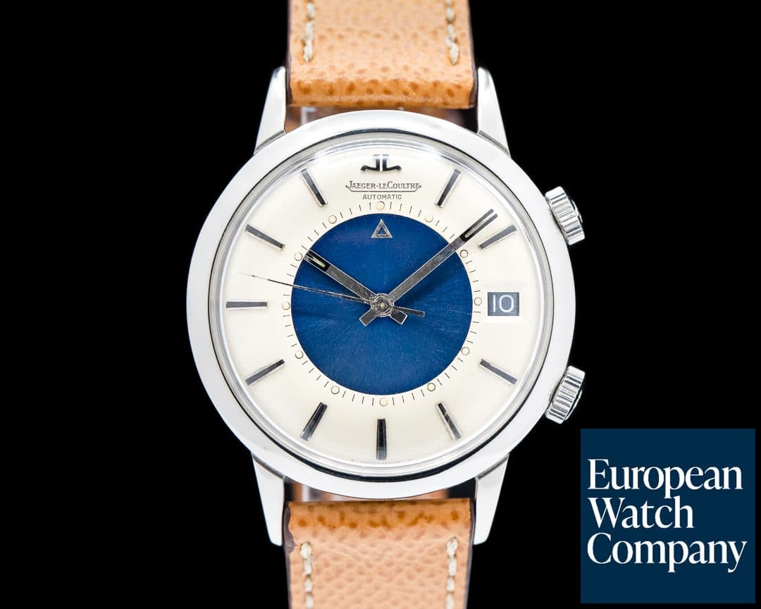 Image of Jaeger LeCoultre Vintage Memovox Automatic Blue Tuxedo Dial SS